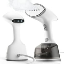 Upgrade Steamer for Clothes,1500W Portable Handheld Garment Steamer with Smart LCD, 15s Quick Heat, 300ml Tank, Fabric Brush, Auto-Off
