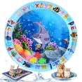thumbnail image 1 of Upgrade Thickened Water Sensor Play Mat for Cats,Cat Cooling Pad Keep Your Pets Cool in The Summer,Cat Water Play Mat with Fish for Pet Play,Cat Water Mat Toy for Kids,Pets, 1 of 6