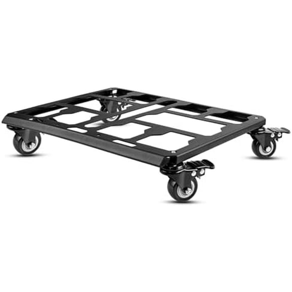 Upgrade Tool Box Dolly Compatible with Milwaukee PACKOUT(TM) Series Modular Storage System,Carbon Steel Carry Cart for Packout Toolbox,Includes (4) Wheels, 200 Lbs Capacity$$Tools