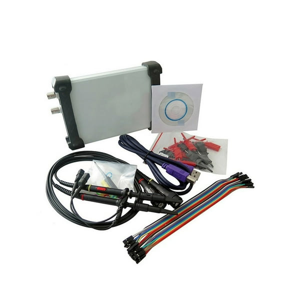 Upgrade Version MDSO-LA PC USB Analog Virtual Oscilloscope 2 Channel Logic Analyzer Bandwidth 20M Circuit Analysis