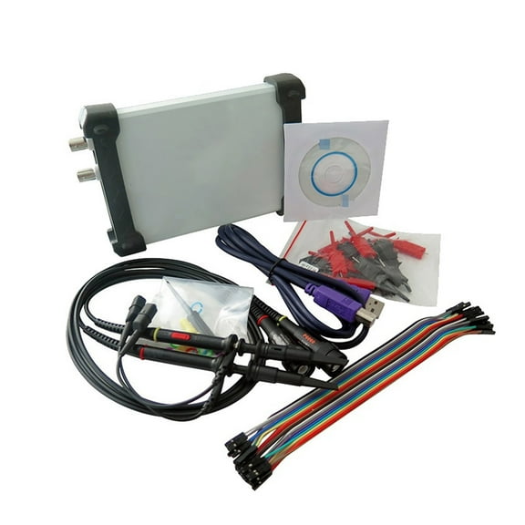 Upgrade Version PC USB Analog Virtual Oscilloscope 16 Channel Logic Analyzer Bandwidth 20M Circuit Analysis