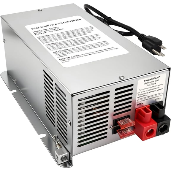 WF-9865 RV Power Converter Charger, WF-9865-AD Replacement for 9800 Series, Three-Stage RV Converter for Camper Trailer