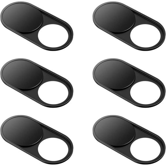 Upgrade Webcam Camera Cover, [6-Pack] 0.023 inch Metal Camera Cover Slide for Mac, iPad, MacBook Pro, MacBook Air, Laptops, PC/Computer, Tablets, Web Blocker Protect Your Privacy