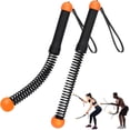 thumbnail image 1 of Upgrade Weighted Ropeless Battle Ropes, 2PCS Cordless Battle Rope for Home Gym, HIIT, Strength, Quiet Portable Training Rope, Workout Ropes Versatile Fitness Equipment for Men Women (Orange), 1 of 7