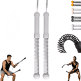 thumbnail image 1 of Upgrade Weighted Ropeless Battle Ropes, 2PCS Cordless Battle Rope for Home Gym, HIIT, Strength, Quiet Portable Training Rope, Workout Ropes Versatile Fitness Equipment for Men Women (Grey), 1 of 7