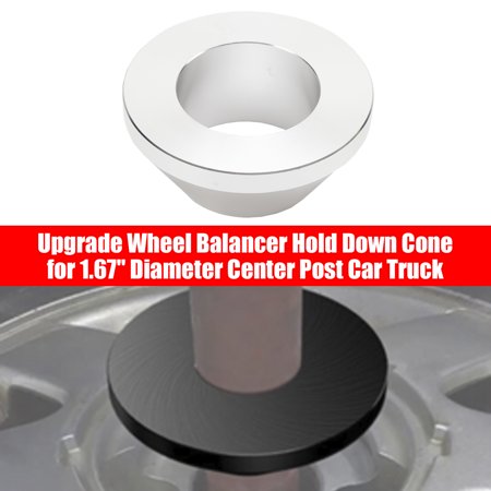 Upgrade Wheel Balancer Hold Down Cone for 1.67" Diameter Center Post Car Truck