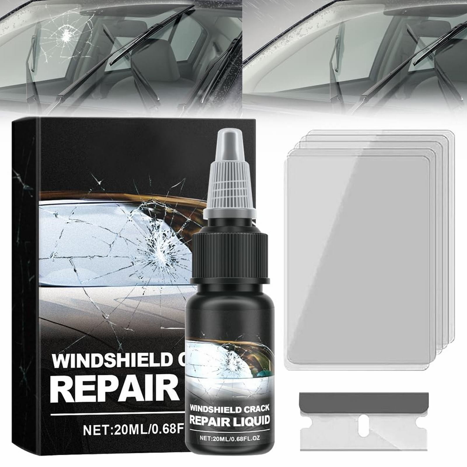 Upgrade Windshield Crack Kit 2024 New Windshield Crack Window