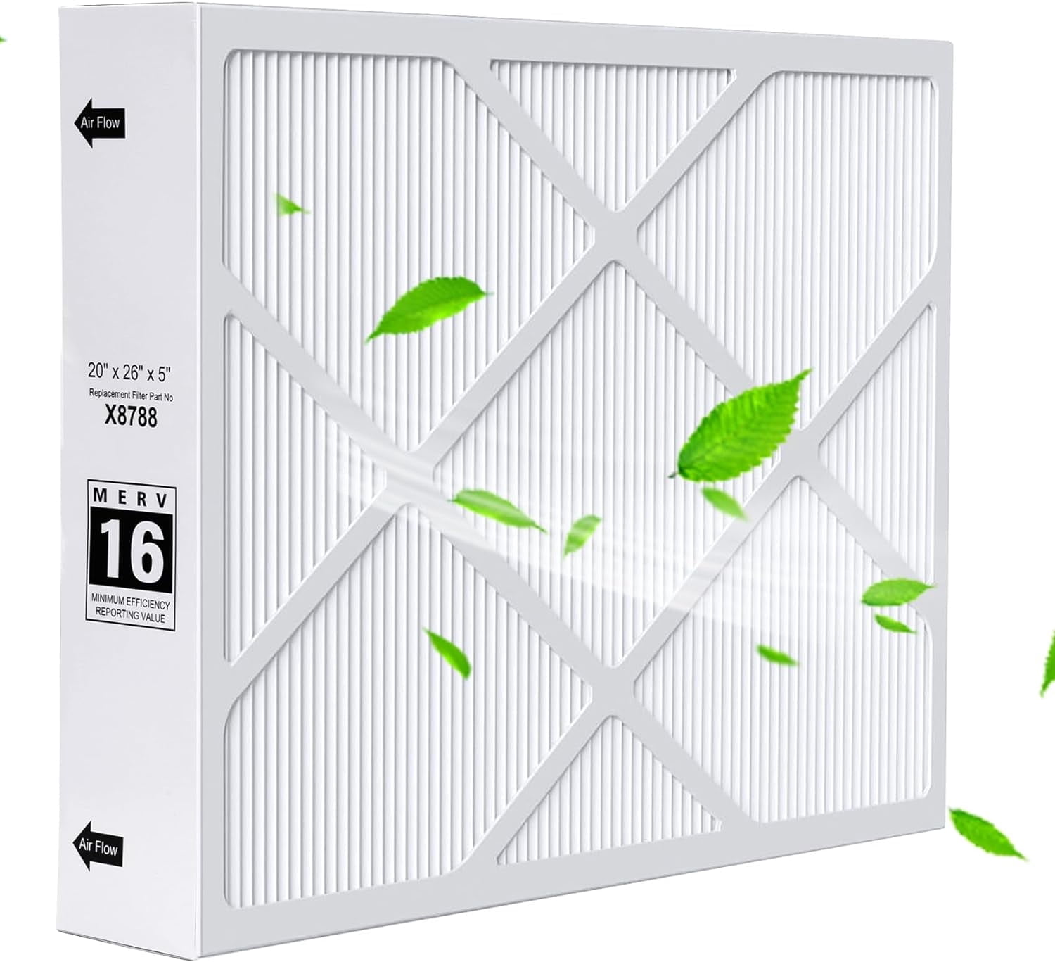 Upgrade X8788 MERV 16 Filter X8788 20x26x5 Furnace Filter Replace for PCO20-28 PureAir