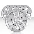thumbnail image 1 of Upgrade Your Auto 17" Wheel Covers & Hub Caps ABS Chrome Silver, 4 Pack, 1 of 1