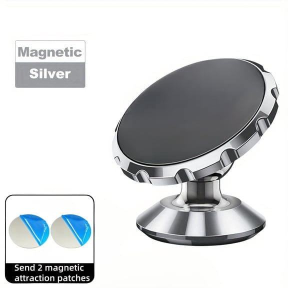 Upgrade Your Car with This Magnetic Phone Holder - Compatible with Iphone, Samsung, Xiaomi!