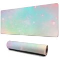 thumbnail image 1 of Upgrade Your Desk: Large Pink31.5x11.8 inches Mousepad with Ergonomic Desk Pad, Perfect for Any Home Office Computer Table - 'Stay Positive' Motif, 1 of 7