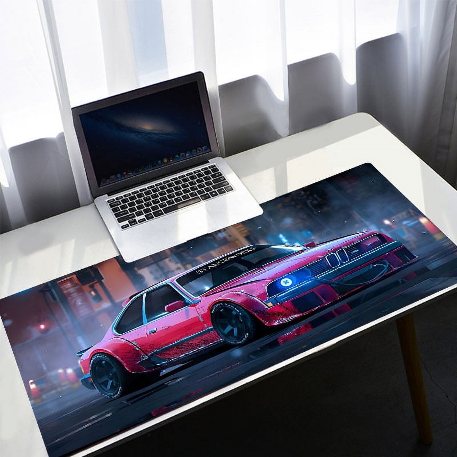 Upgrade Your Gaming Setup with this Large Anti-Slip Car Racing Sports Car Creative Mouse Pad!