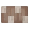 thumbnail image 1 of Upgrade Your Home Decor with 20x32 inch Bathroom Rug by Rockwood Collection: Modern Geometric Patchwork Design, Ideal for Bathroom, Bedroom, Office, Living Room, Entryway, on Hardwood Floors, 1 of 5