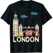 Upgrade Your Wardrobe with the Trendy London Black XL Souvenir Tee - Perfect for Fashion-Forward Looks