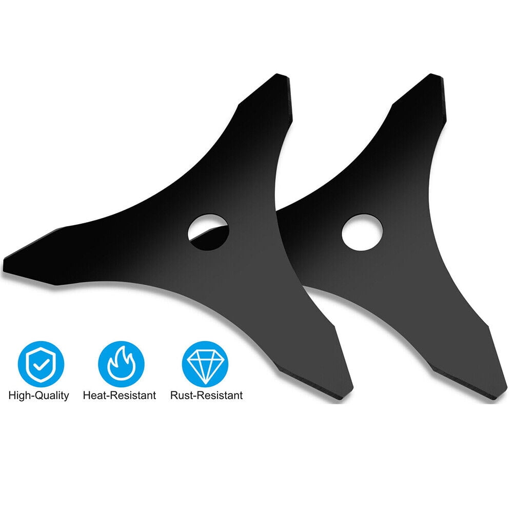Upgrade Your Yard Work 10" 3Teeth Steel Brush Cutter Trimmer Blades
