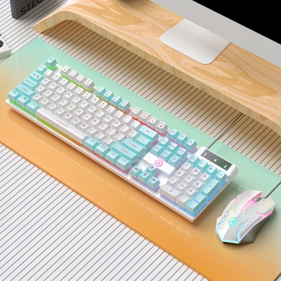 Upgrade your gaming experience with this wired keyboard and mouse combo