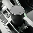 thumbnail image 1 of WOHAPY Upgrade Upgrade550ml Small Car Trash Can with One Click Open Lid, Mini Storage Box for Car Cup Holder, Leak-Proof Portable Garbage Bin for Vehicle Interior Black, 1 of 7