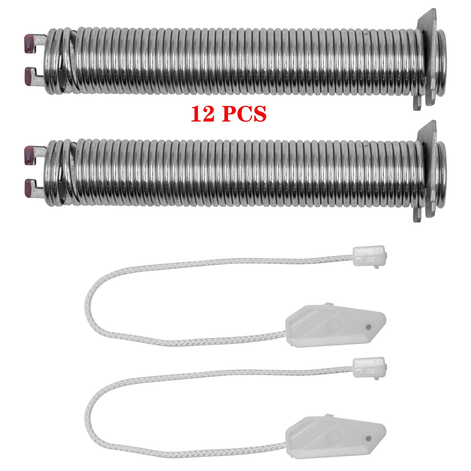 12Pcs Upgraded 00754866 Dishwasher Replacement Door Spring Kit, Compatible with Bosch/ for Thermador/ for Gaggenau 754866 00623540, 00627230, 00659339, 00751392, 623540, 627230, 659339, 751392