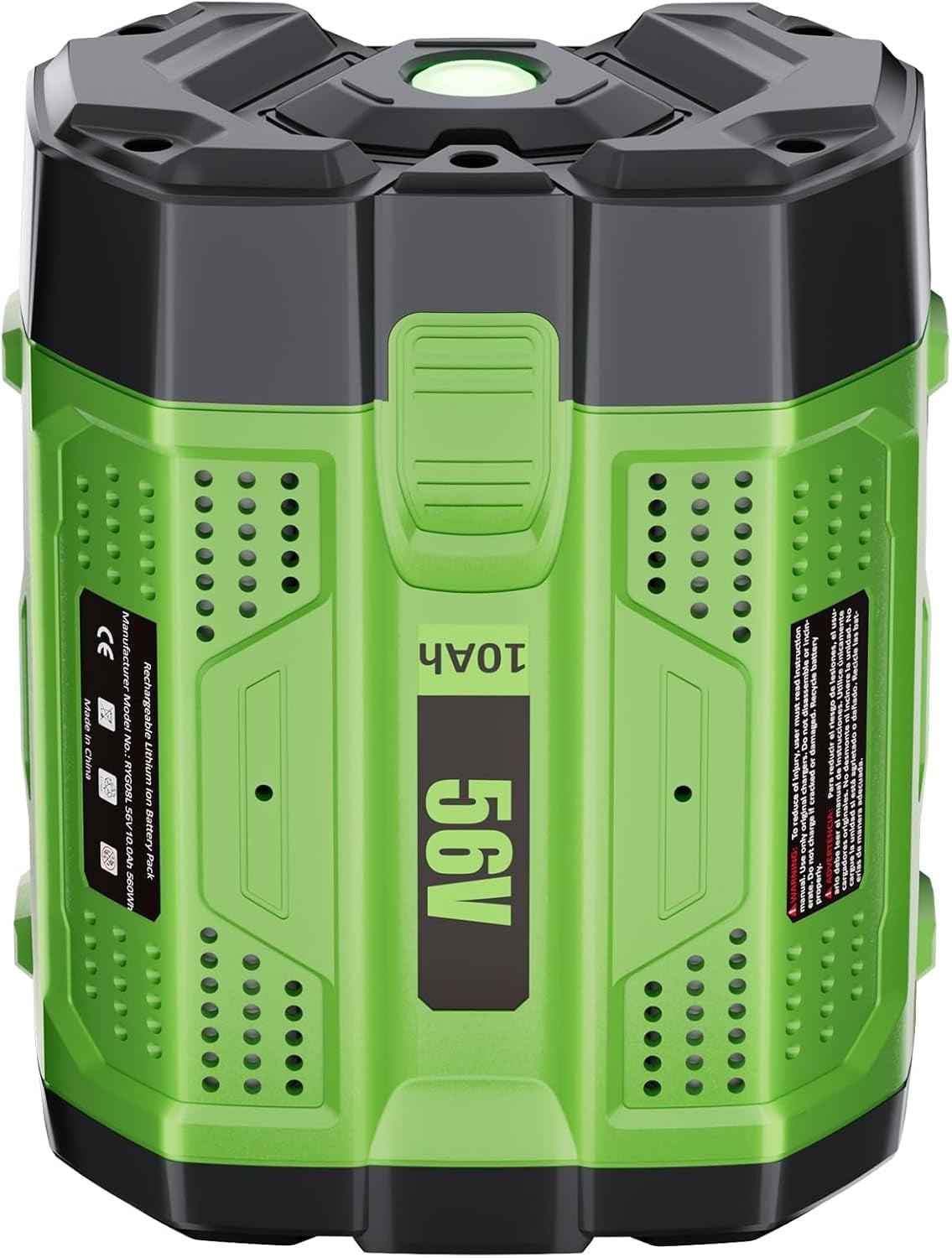 Upgraded 10.0Ah 56 Volt Replacement for EGO Battery High Capacity BA5600T BA1400T BA4200T BA2240 BA2800 BA1120 BA2800T Compatible with EGO All 56 Volt Power Tool and Chargers