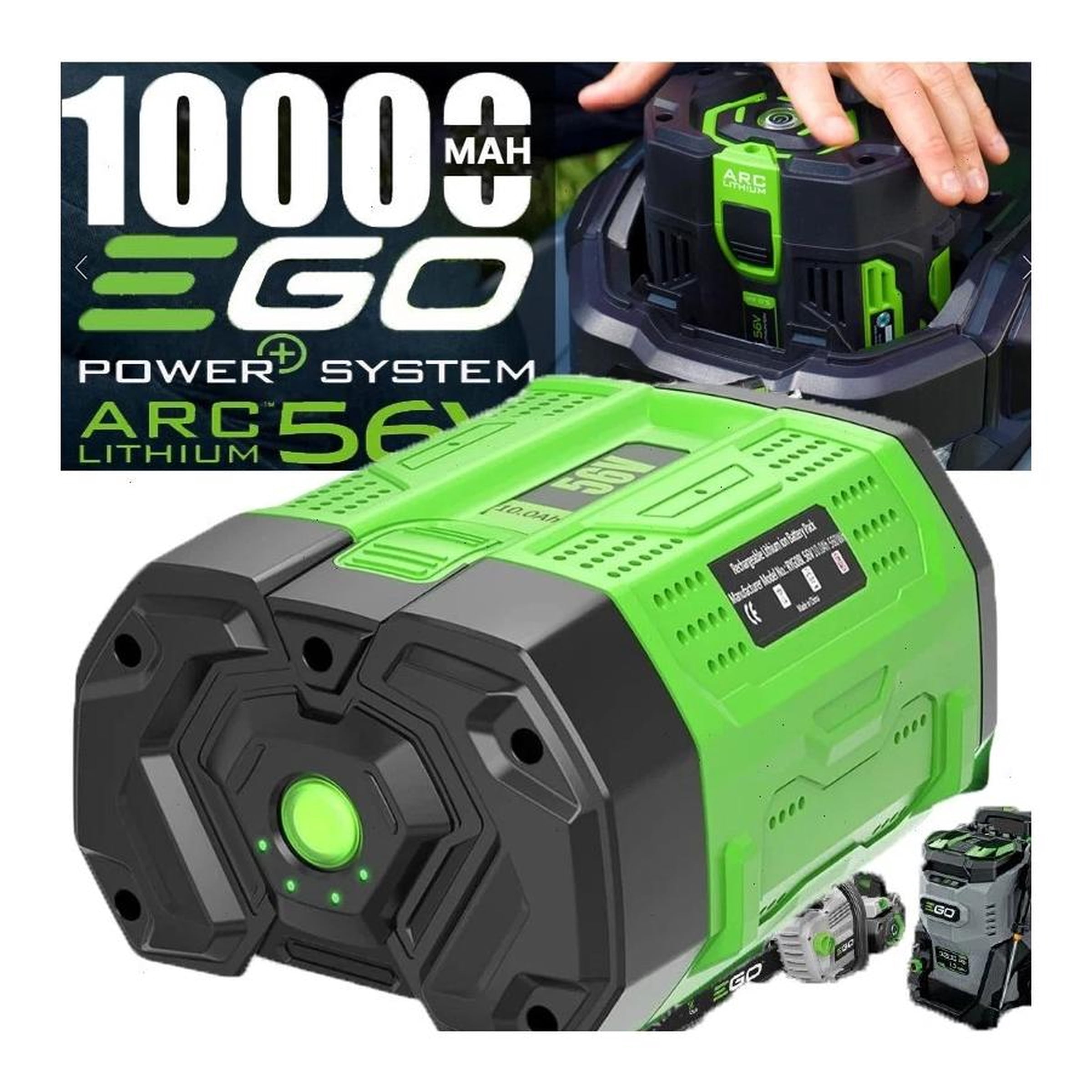 Upgraded 10 Ah Lithium-ion Battery For EGO 56V 56 Volt BA5600T BA4200 BA2800 New