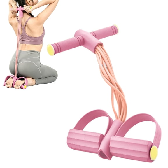 Upgraded 10‑Tube Foot Pedal Resistance Band – Multifunctional Latex Fitness Strap, Non‑Slip Foot Board Trainer for Full Body Stretch & Home Gym