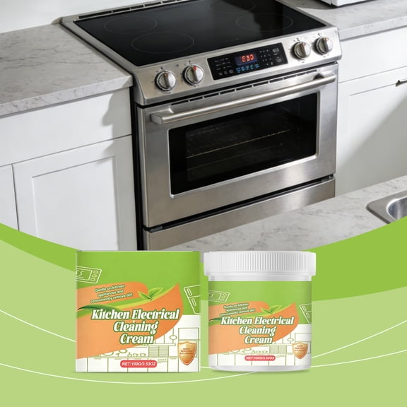 Upgraded 100g Multi-Purpose Appliance Cleaning Paste Gentle Surfaces Polish For Dusts Stains And Fresh-Scents Care V