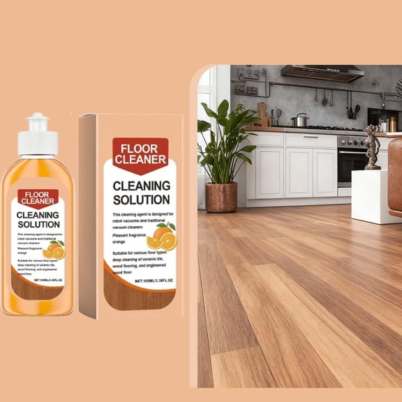 Upgraded 100ml Multi-Surfaces Floor Cleaner Concentrated Solution For Mopping Stain Removal Shine And Fresh Scents X