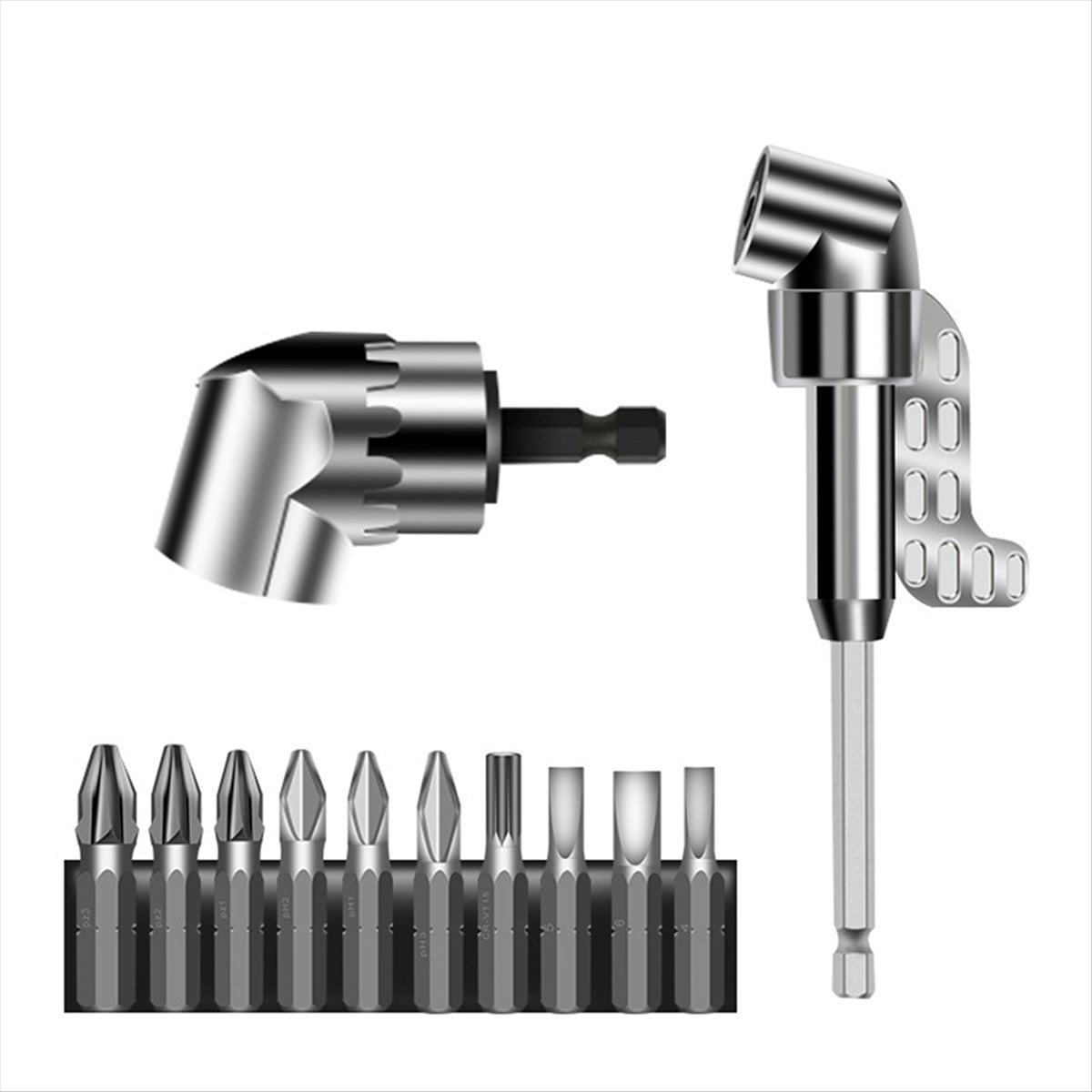 Upgraded 105 Degree Right Angle Drill Adapter Kit with Multifunction ...