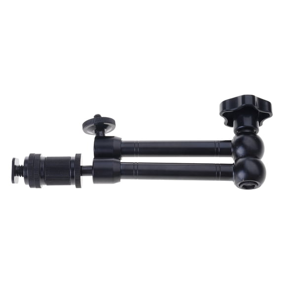Upgraded 11 Inch Adjustable Articulating Friction Arm with Large Super Clamp Fit for Camera Monitor Mount Adapter