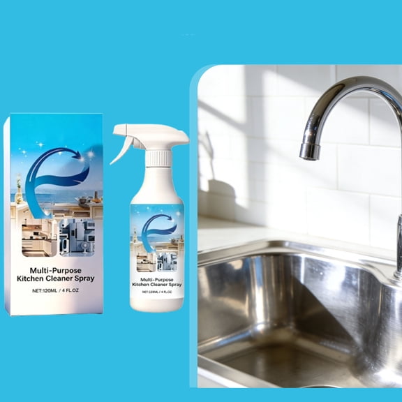 Upgraded 120ml Kitchen Cleaning Spray Daily Multi-Purpose Degreaser For Home Cooktops Cabinets And Appliance Surfaces L