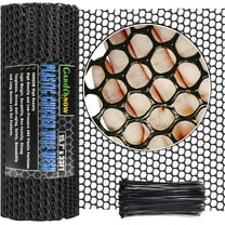 Upgraded 15.7IN x 33FT ABS Plastic Chicken Wire Fence Mesh, Poultry Fencing, Hexagonal Fencing Wire for Gardening, Construction Barrier Netting, Chicken Wire Frame Crafts, Floral Netting