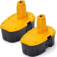 thumbnail image 1 of Upgraded 18V Replacement Battery for Dewalt 18V XRP Type Tools, 4.5Ah Ni-MH Battery 2-Pack Compatible with DC9096, DC9071, DE9096 DE9098,DW9071, DW9095, DW9096 Power Tools, 1 of 7