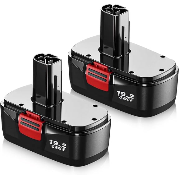 Upgraded 19.2 Volt 3.6Ah Ni-MH Replacement Battery Compatible with Craftsman C3 DieHard 130279005 130279003 130279017 315.113753 315.115410 315.11485 1323903 1323517 Cordless Power Tools 2 Pack