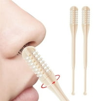 Upgraded 2 In 1 Nasal Hair Cutter - 360° Rotating Nose Hair Trimmer with Ear Removal Tool Portable Nostril Hair Remover for Grooming and Personal Care