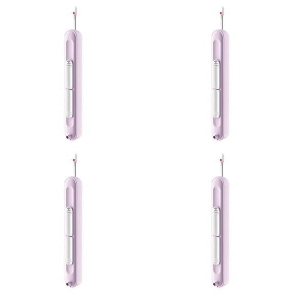 Upgraded 2 in 1 Needle Threader Seam Ripper Tool – Automatic Retractable Plug-in Threading Tool for Hand Sewing, Knitting, Embroidery, Quilting, Cross Stitch Stretchable Thread Remover