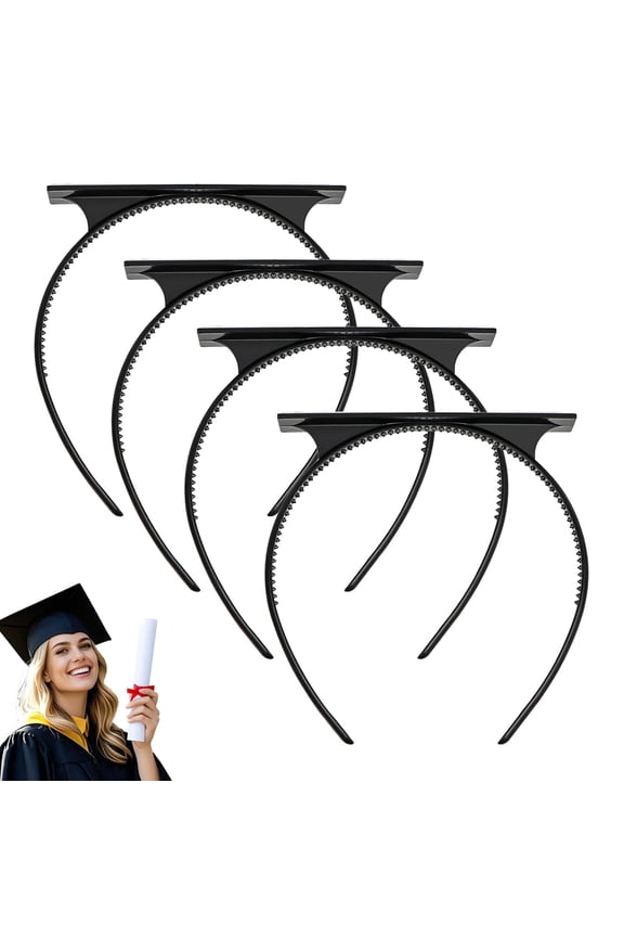 Upgraded 2-Pack Graduation-Cap Headband - Secures Your Hair Style, Graduation Cap Insert, Graduation Gift