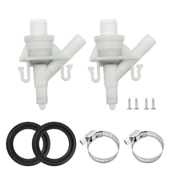 Upgraded 2 Pack Water Valve Kit Replaces 385311641 for Sealand Dometic 300, 310, 320 RV Toilets