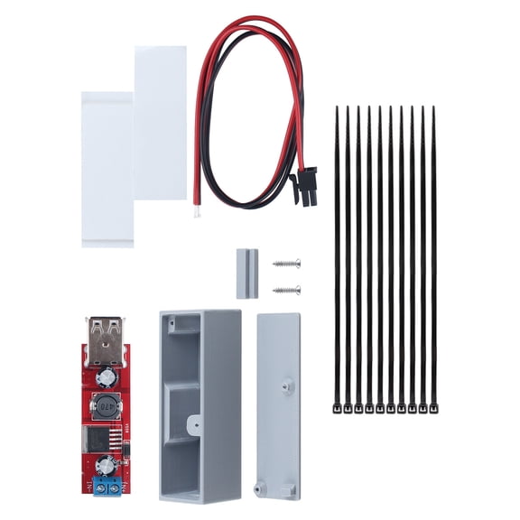 Upgraded 2 Port Plastic USB Hub Printer Easy Installation Accessories Expansion Connection Cable Management