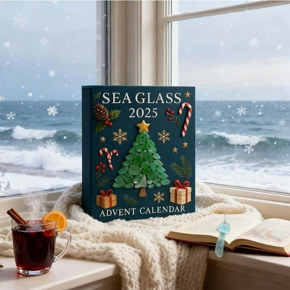 Upgraded 2025 Sea Glass Christmas Advent Calendar L