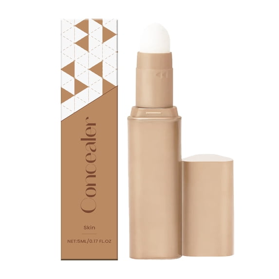 Upgraded 2026 Bright Start Creamy Concealer Buildable Coverage Airbrush Effect Finish Natural Long Lasting Under Eye Concealer Covers Dark Circles Blemishes For Flawles 5ml