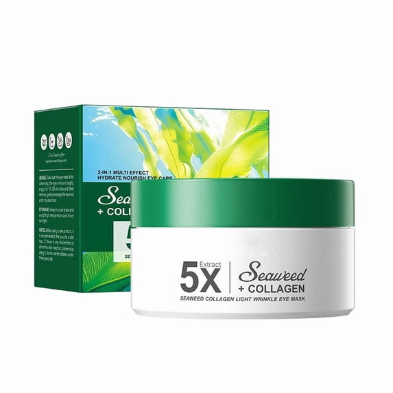 Upgraded 2026 Seaweed Collagens Eye Mask For Wrinkle Reduction Hydration And Dark Circles Care To Minimize Swelling And Aging 100ml
