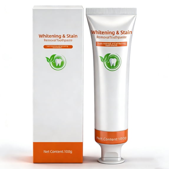 Upgraded 2026 White Toothpaste For Teeth Brightening Tooth Stain Removal Colour Corrector 100g