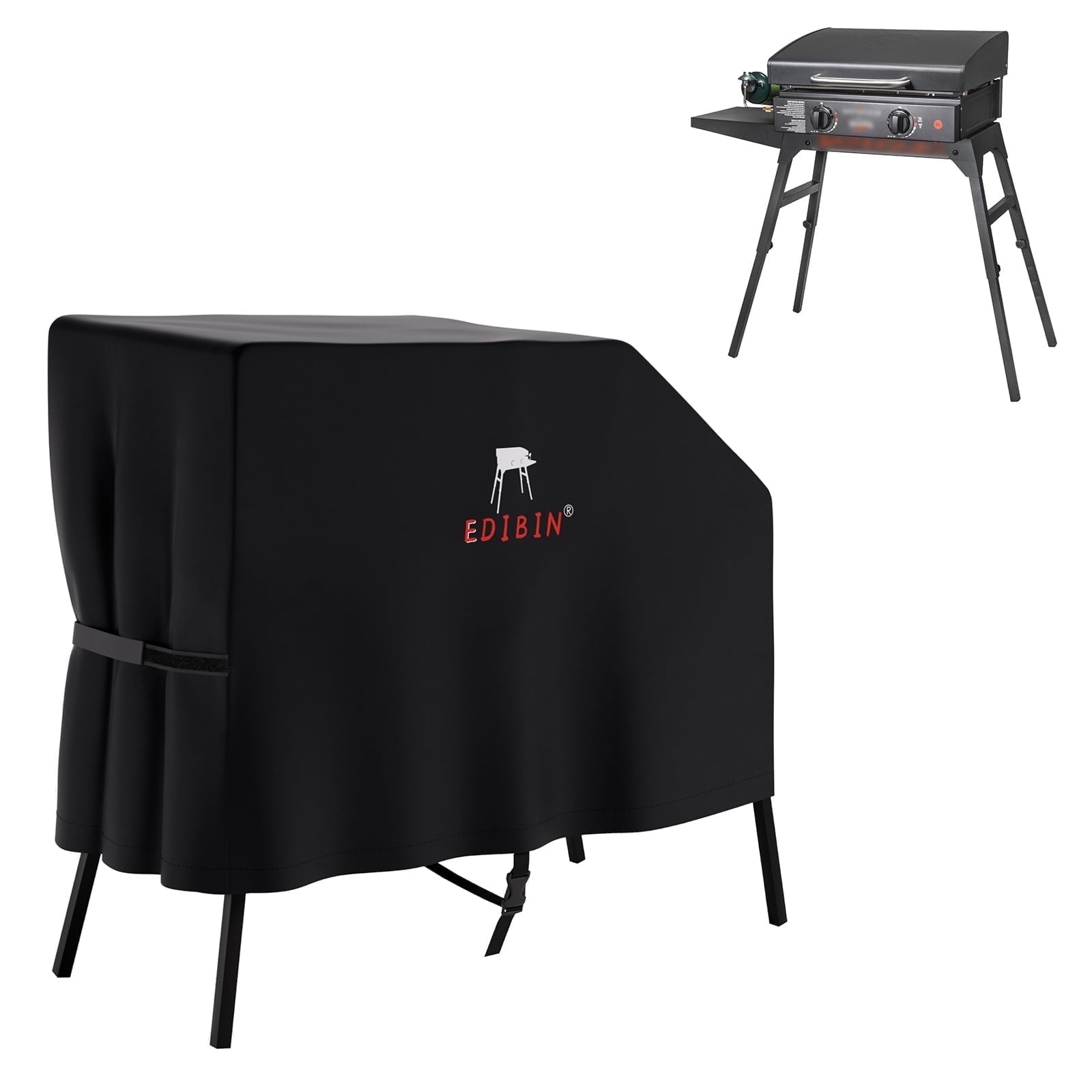 Upgraded 22 inch Griddle Cover Fits for Blackstone 22 inch Griddle with Hood and Stand, 600D Waterproof Cover for 17 Inch 22 Inch Blackstone Griddle