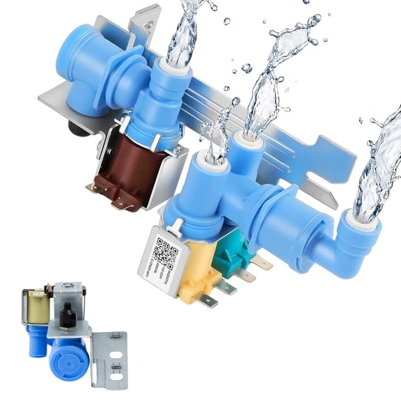 Upgraded 242252702 Water Inlet Valve Fit for Frigidaire Electrolux Kenmore Refrigerator, Replace 240531101, K-76150, 241734301, WV2702, 240321801, AP5671757, 241636701