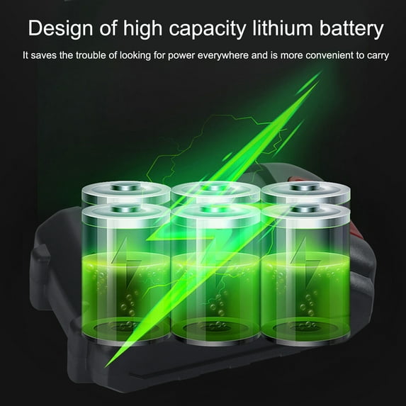 Upgraded 24V 5-Cell Lithium Batteries And Powerful For String Grass Trimm Er Eater W