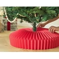 thumbnail image 1 of Upgraded 26in Honeycomb Christmas Tree Collar Christmas Tree Base Stand Cover Basket Skirt Collars For 6ft 7.5ft 9ft Artificial Trees Elegant Holiday Decoratio Y, 1 of 9