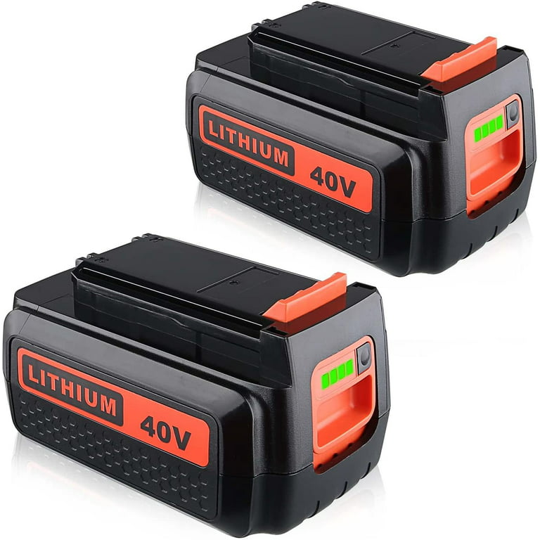 Upgraded 2Pack LBXR36 3.0Ah 40V MAX Replacement Battery Compatible with  Black and Decker 40V Lithium Battery MAX LBX2040 LBXR2036 LST540 LCS1240  LBX1540 LST136W Cordless Tools 