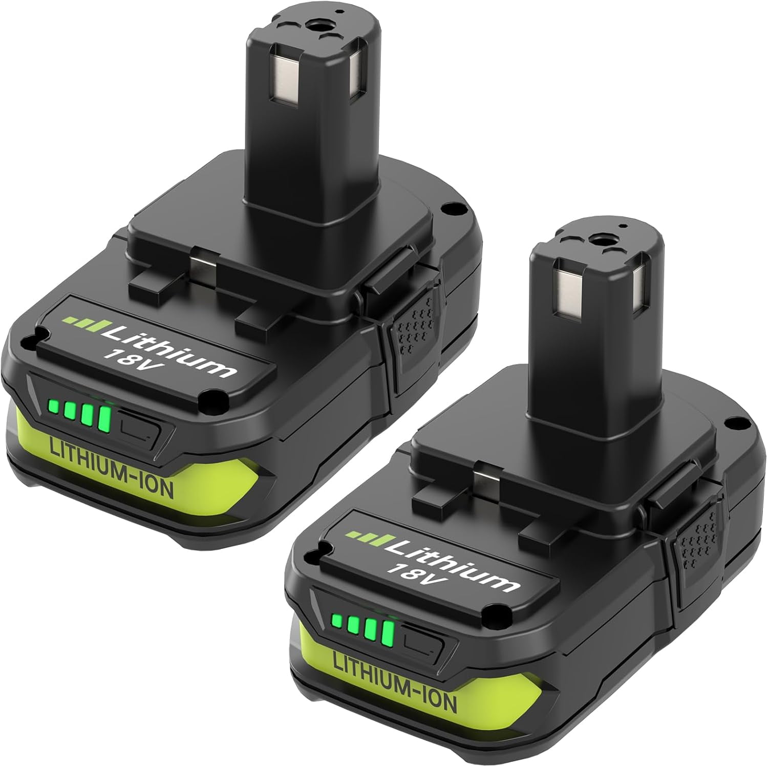 Upgraded 2Packs 3600mAh P107 Battery Compatible with Ryobi 18V Battery ONE+ P102 P103 P105 P107 P108 P109 Cordless for one Plus Tool System