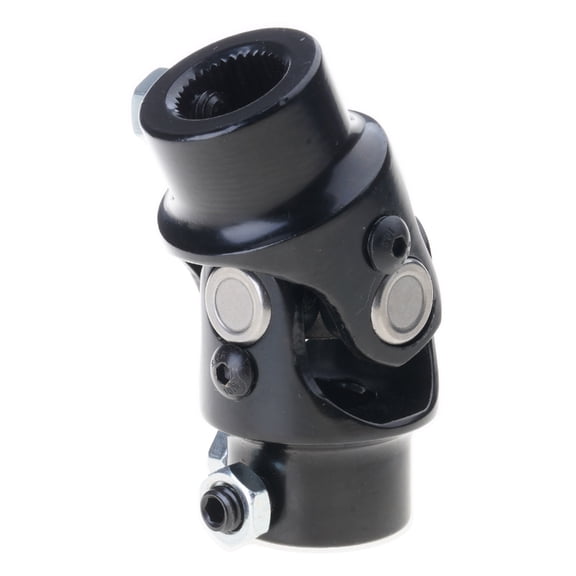 Upgraded 3/4"-36 Splinex3/4" DD Car Steering U Joint Coupler Black Compact Size fitting for MustangII Power Rack