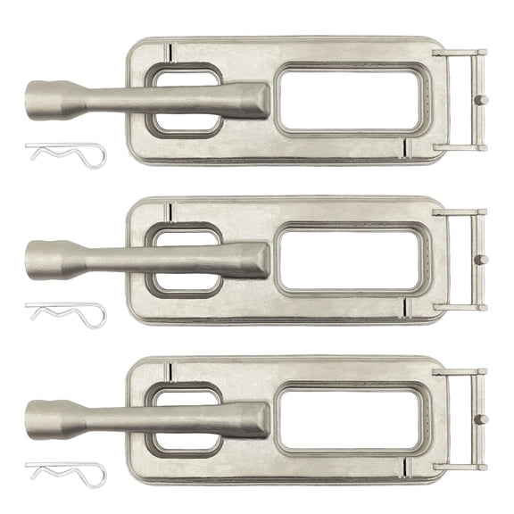 Upgraded 3-Pack Cast 304 Stainless Steel Grill Burners, Universal BBQ Replacement Burners
